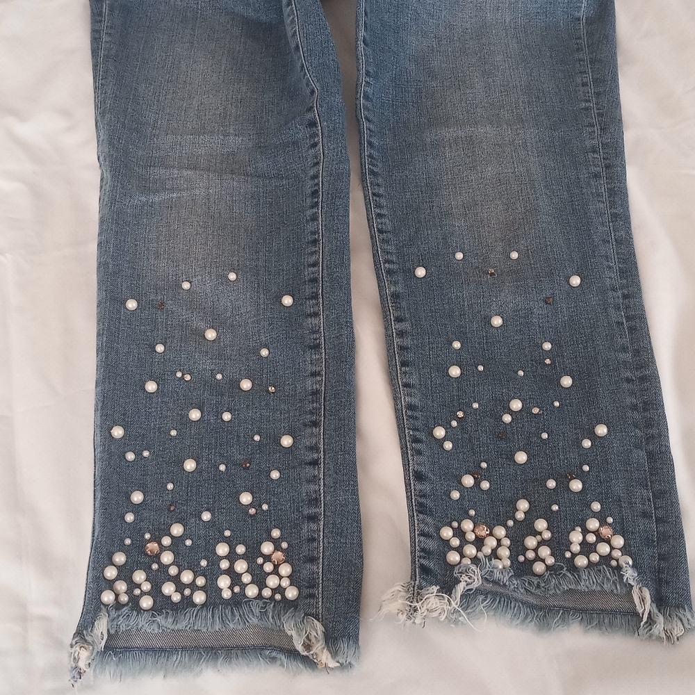 Embellished jeans